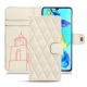 Capa em pele Huawei P30 - Blanc escumo - Couture