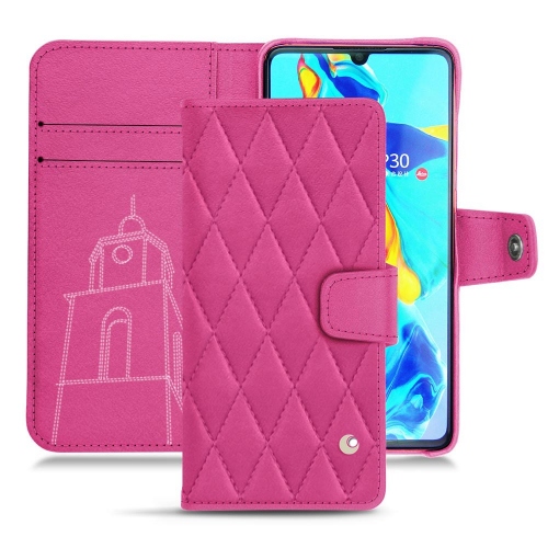 Funda de piel Huawei P30Rose BB - Couture ( Pantone #DB599F )
