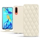 Capa em pele Huawei P30 - Blanc - Couture ( Bologna - White ) 