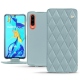 Custodia in pelle Huawei P30 - Bleu ciel - Couture ( Nappa - Pantone 277C ) 