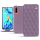 가죽 커버 Huawei P30 - Lilas - Couture ( Nappa - Pantone 2645U ) 