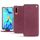 Housse cuir Huawei P30 - Prune vintage ( Pantone 512C ) 