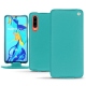 Capa em pele Huawei P30 - Bleu fluo