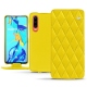 Capa em pele Huawei P30 - Jaune fluo - Couture