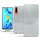 Huawei P30 leather case - Platinium ( Pantone 877C ) 