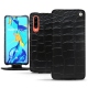 Capa em pele Huawei P30 - Crocodile nero