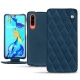 Lederschutzhülle Huawei P30 - Blu mediterran - Couture