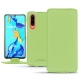 Huawei P30 leather case - Vert olive PU