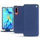 가죽 커버 Huawei P30 - Bleu frisson