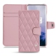 Capa em pele OnePlus 7 Pro - Rose - Couture ( Nappa - Pantone 2365C ) 