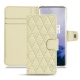 Funda de piel OnePlus 7 Pro - Ivoire - Couture ( Sleek P C12 - White ) 