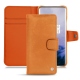 Lederschutzhülle OnePlus 7 Pro - Mandarine vintage ( Pantone 165C ) 