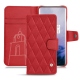OnePlus 7 Pro leather case - Rouge troupelenc - Couture