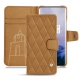 Housse cuir OnePlus 7 Pro - Castan esparciate - Couture