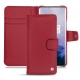 Lederschutzhülle OnePlus 7 Pro - Rouge passion