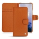 가죽 커버 OnePlus 7 Pro - Orange vibrant
