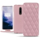 Capa em pele OnePlus 7 Pro - Rose - Couture ( Nappa - Pantone 2365C ) 