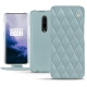 Custodia in pelle OnePlus 7 Pro - Bleu ciel - Couture ( Nappa - Pantone 277C ) 