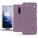 Funda de piel OnePlus 7 Pro - Lilas - Couture ( Nappa - Pantone 2645U ) 