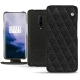 Capa em pele OnePlus 7 Pro - Ebène - Couture ( Sleek P C12 - Black ) 