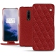 가죽 커버 OnePlus 7 Pro - Tomate - Couture ( Pantone 187C ) 