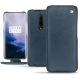 Funda de piel OnePlus 7 Pro - Jean vintage ( Roughtcut - Pantone 285U  ) 