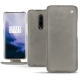 Funda de piel OnePlus 7 Pro - Acier vintage ( Pantone 403C ) 