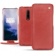 OnePlus 7 Pro leather case - Cerise vintage ( Pantone 185C ) 