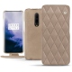 Custodia in pelle OnePlus 7 Pro - Taupe vintage - Couture