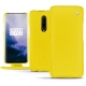 가죽 커버 OnePlus 7 Pro - Jaune fluo