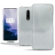Housse cuir OnePlus 7 Pro - Platinium ( Pantone 877C ) 