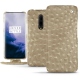 Capa em pele OnePlus 7 Pro - Autruche desert