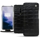 Funda de piel OnePlus 7 Pro - Crocodile nero
