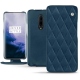 Capa em pele OnePlus 7 Pro - Blu mediterran - Couture