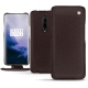 Housse cuir OnePlus 7 Pro - Marron envoûtant