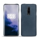 Custodia in pelle OnePlus 7 Pro - Jean vintage ( Roughtcut - Pantone 285U  ) 