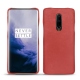 Coque cuir OnePlus 7 Pro - Cerise vintage ( Pantone 185C ) 