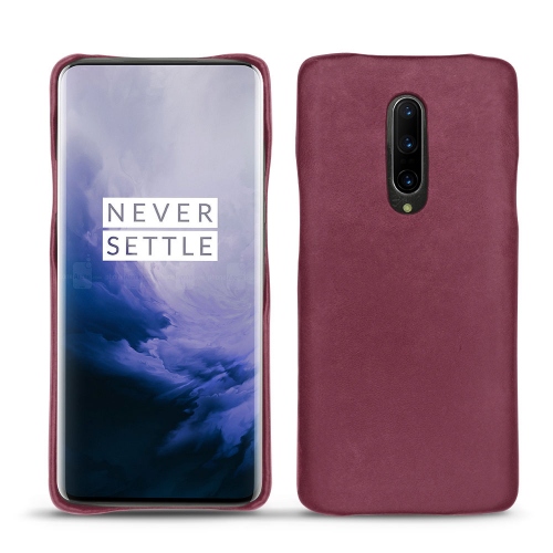 Capa em pele Oneplus 7 ProPrune vintage ( Pantone #612434 ) 