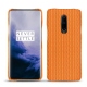 Lederschutzhülle OnePlus 7 Pro - Abaca arancio