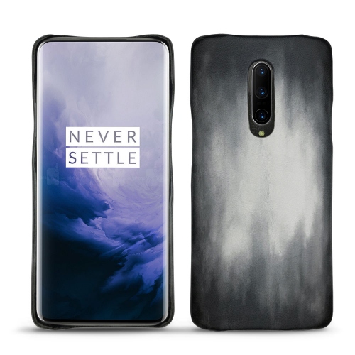 Capa em pele Oneplus 7 ProGris Patine