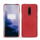 Coque cuir OnePlus 7 Pro - Rouge troupelenc
