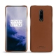 Coque cuir OnePlus 7 Pro - Marron PU