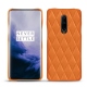 Funda de piel OnePlus 7 Pro - Orange - Couture ( Nappa - Pantone 1495U ) 