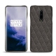 Funda de piel OnePlus 7 Pro - Anthracite - Couture ( Pantone 424C ) 