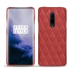 硬质真皮保护套 OnePlus 7 Pro - Cerise vintage - Couture