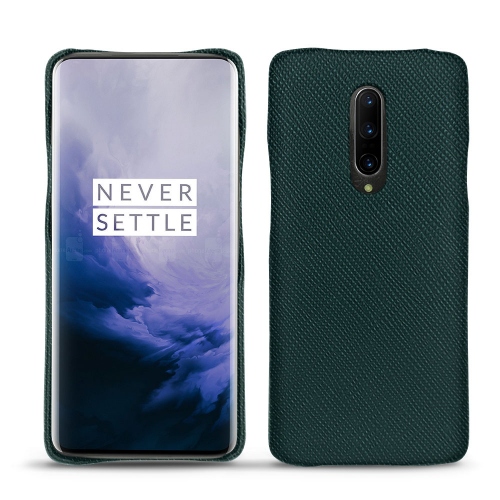 Lederschutzhülle Oneplus 7 ProVert séduisant ( Pantone #1d3c34 ) 