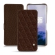 Funda de piel OnePlus 7 Pro - Châtaigne - Couture ( Pantone 476C ) 