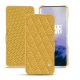 Housse cuir OnePlus 7 Pro - Mimosa - Couture ( Pantone 141C ) 