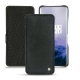 Lederschutzhülle OnePlus 7 Pro - Dark vintage ( Roughtcut - Black#5256 ) 