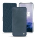 Custodia in pelle OnePlus 7 Pro - Jean vintage ( Roughtcut - Pantone 285U  ) 